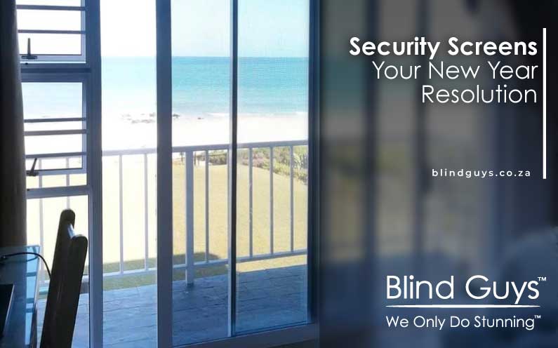 Security Screens - Your New Years Resolution